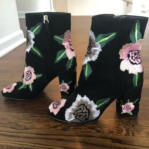 Rebecca Minkoff Bryce Embroidered Booties